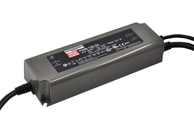 MEAN WELL LED Driver, 24V Output, 120W Output, 5A Output, Constant Voltage Dimmable