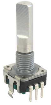 Bourns 18 Pulse Incremental Mechanical Rotary Encoder with a 6 mm Flat Shaft (Not Indexed)
