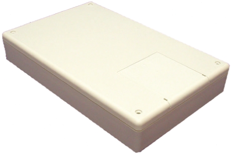 IP54 Handheld Enclosure, ABS, Grey, 220 x 140 x 40mm