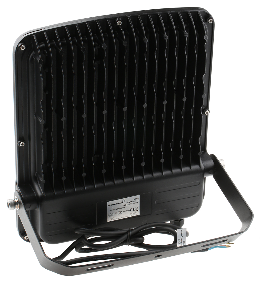 REX Slim 150W LED Flood BK 4000K