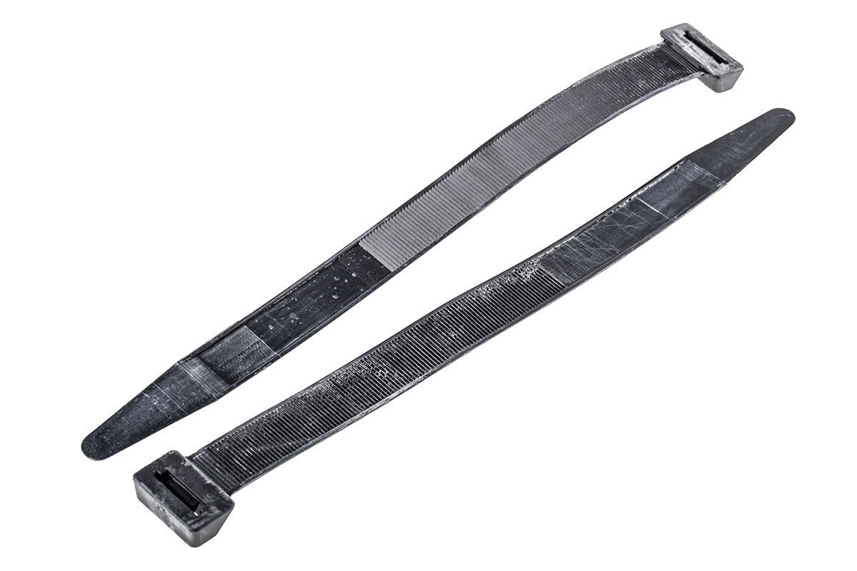 RS Pro Black Nylon Flame Retardant Cable Tie, 254mm x 17.8 mm