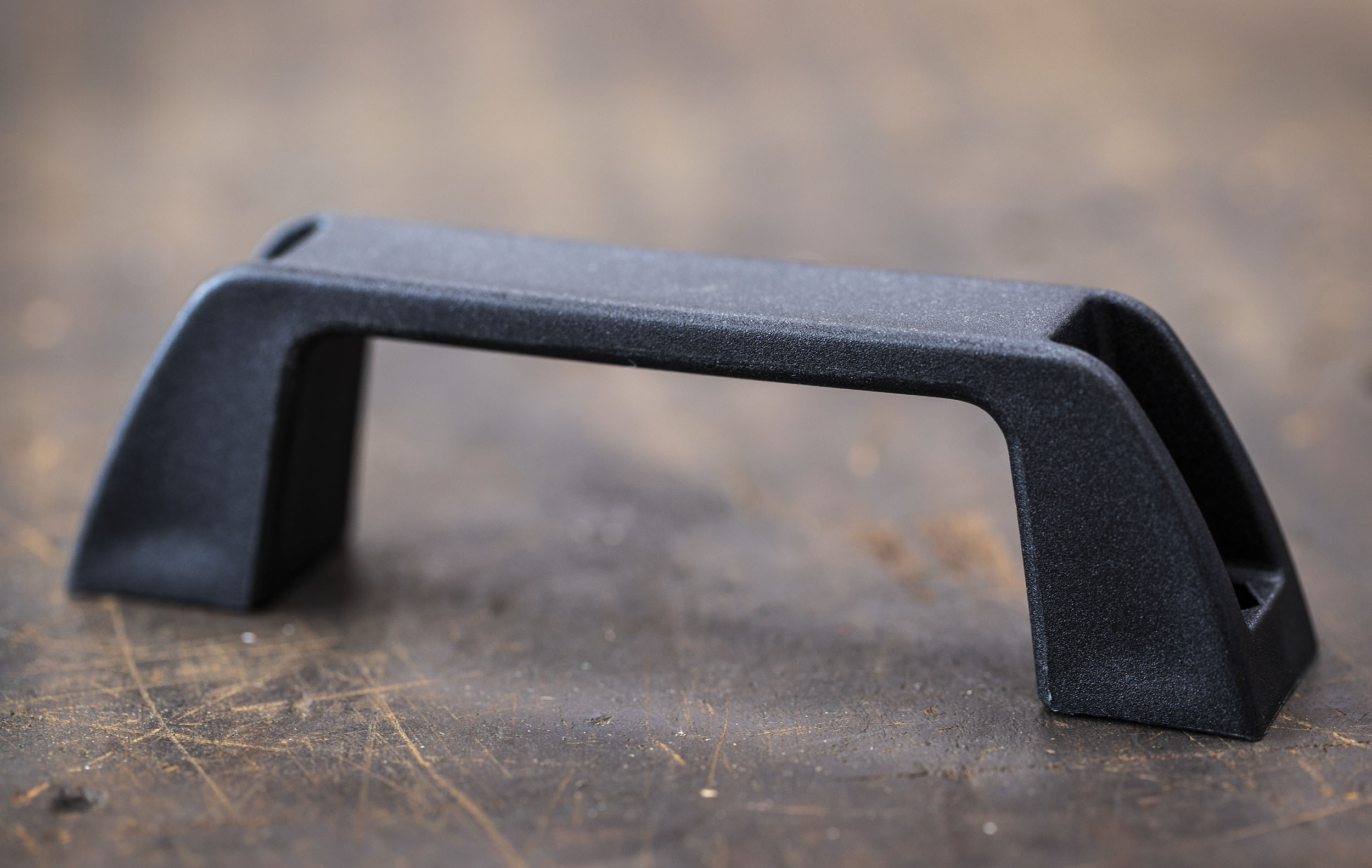 RS Pro Black Nylon Matte Drawer Handle, 140mm x 40mm x 28mm 120mm
